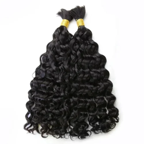 Double Drawn Burmese Natural Wave Human Braiding Hair -Hot Lingerie Hub 100 human natural wave bulk hair