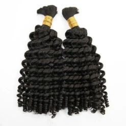 Wholesale - Boho Human Hair Bulk For Braiding (Price For 1 Bundle) 17 Wholesale - Boho Human Hair Bulk For Braiding (Price For 1 Bundle) -Hot Lingerie Hub 2bundlesofspiralcurlhumanhairbulk