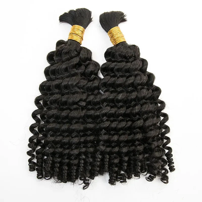 Wholesale - Boho Human Hair Bulk For Braiding (Price For 1 Bundle) 8 Wholesale - Boho Human Hair Bulk For Braiding (Price For 1 Bundle) - Image 6