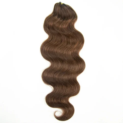 #4 Medium Brown Body Wave Human Crochet Hair -Hot Lingerie Hub 4 Medium Brown Body Wave Human Crochet Hair