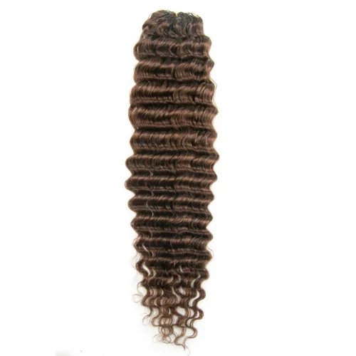 #4 Medium Brown Deep Wave Human Crochet Hair -Hot Lingerie Hub 4 Medium Brown Deep Wave Human Crochet Hair