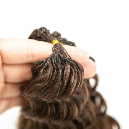 #4 Medium Brown Deep Wave Human Crochet Hair -Hot Lingerie Hub 4 Medium Brown Deep Wave Human Crochet Hair for Fashion Woman