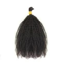 Afro Kinky Curly Bulk Hair Extensions For Braiding -Hot Lingerie Hub Afro Kinky Curly Bulk HairExtensions for Braiding 2