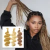 Blonde Boho Goddess Human Hair Curls Set -Hot Lingerie Hub Blonde Boho Box Braids Curls Set