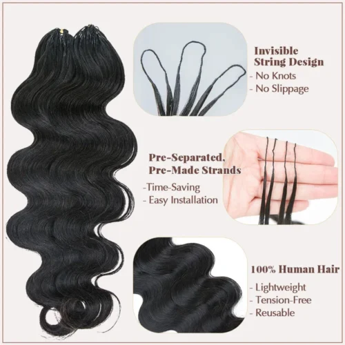 Human Crochet Hair Body Wave -Hot Lingerie Hub Body Wave Crochet Hair Human Hair