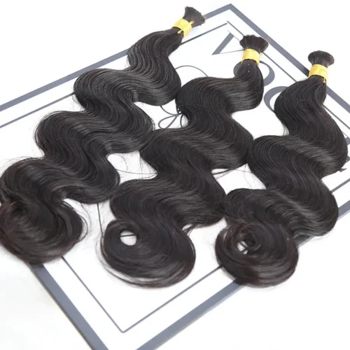 Double Drawn Burmese Body Wave Human Braiding Hair -Hot Lingerie Hub Burmese Hair Body Wave Bundles 1