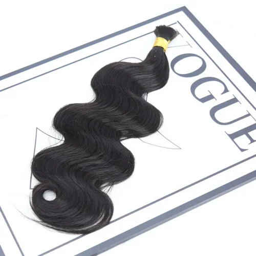 Double Drawn Burmese Body Wave Human Braiding Hair -Hot Lingerie Hub Burmese Hair Body Wave Bundles 2