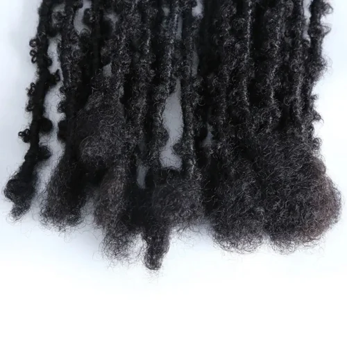 Butterfly Distressed Boho Loc Extensions Human Hair - Natural Black #1B 21 Butterfly Distressed Boho Loc Extensions Human Hair - Natural Black #1B -Hot Lingerie Hub Butterfly Locs Crochet Hair Crochet Braids