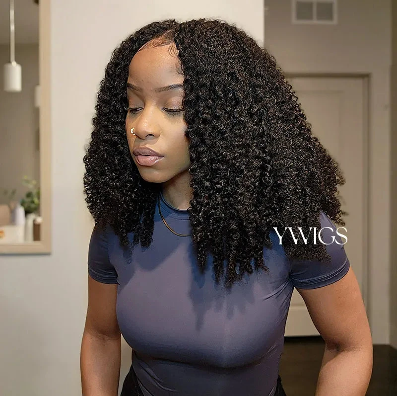 Multi-Textured Kinky Curly Crochet Hair Extensions Human Hair 8 Multi-Textured Kinky Curly Crochet Hair Extensions Human Hair - Image 6