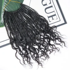 Crochet Boho Box Braids With Human Hair Curls -Hot Lingerie Hub Crochet Box Braids 10Inch with Human Hair Curls