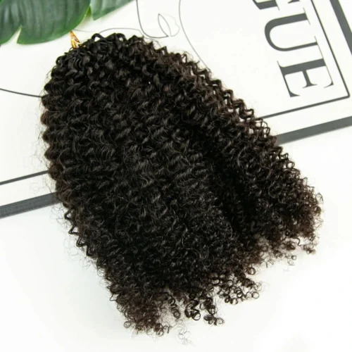 Afro Kinky Curly Human Crochet Hair 12 Afro Kinky Curly Human Crochet Hair -Hot Lingerie Hub Crochet Hair Extensions Human Hair Afro Kinky Curly for Woman