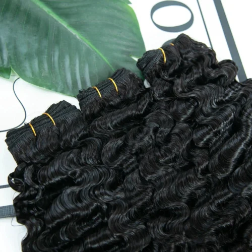 Water Deep Wave Weft Bundles Human Hair -Hot Lingerie Hub Deep Water Wave Human Hair Weft Bundles for Black Woman
