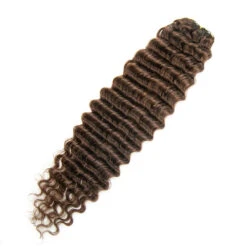 #4 Medium Brown Deep Wave Human Crochet Hair -Hot Lingerie Hub Deep Wave 4 Medium Brown Human Crochet Hair