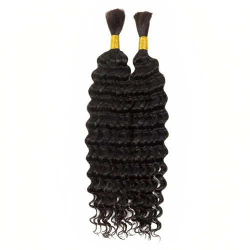 Deep Wave Bulk Hair Extensions For Braiding