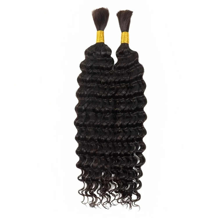 Deep Wave Bulk Hair Extensions For Braiding 3 Deep Wave Bulk Hair Extensions For Braiding
