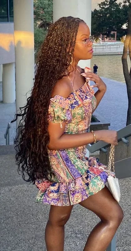 #4 Medium Brown Deep Wave Bulk Hair Extensions For Braiding 4 #4 Medium Brown Deep Wave Bulk Hair Extensions For Braiding - Image 2