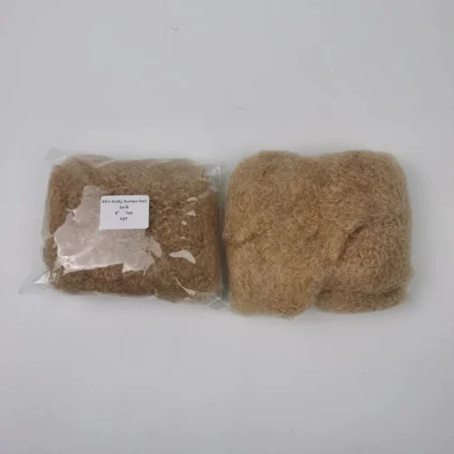 #27 Honey Blonde Afro Kinky Bulk Human Hair -Hot Lingerie Hub Honey Blonde Afro Kinky Bulk Hair for Dreadlocks