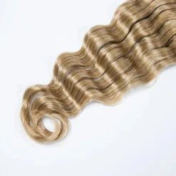 #27 Honey Blonde Loose Deep Wave Bulk Hair Extensions For Braiding -Hot Lingerie Hub Honey Blonde Loose Deep Wave Bulk
