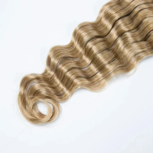 #27 Honey Blonde Loose Deep Wave Bulk Hair Extensions For Braiding -Hot Lingerie Hub Honey Blonde Loose Deep Wave Bulk