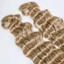#27 Honey Blonde Loose Deep Wave Bulk Hair Extensions For Braiding -Hot Lingerie Hub Honey Blonde Loose Deep Wave Bulk Hair Extensions