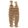 #27 Honey Blonde Loose Deep Wave Bulk Hair Extensions For Braiding -Hot Lingerie Hub Honey Blonde Loose Deep Wave Bulk Hair Extensions for Braiding