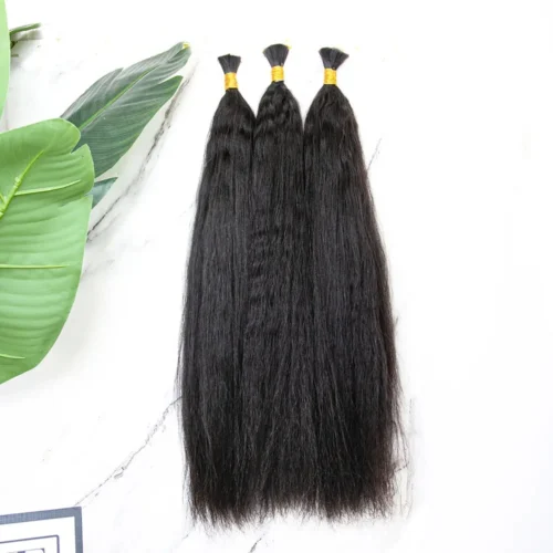 Double Drawn Burmese Wet And Wavy Human Braiding Hair -Hot Lingerie Hub Human Braiding Hair Wet and Wavy