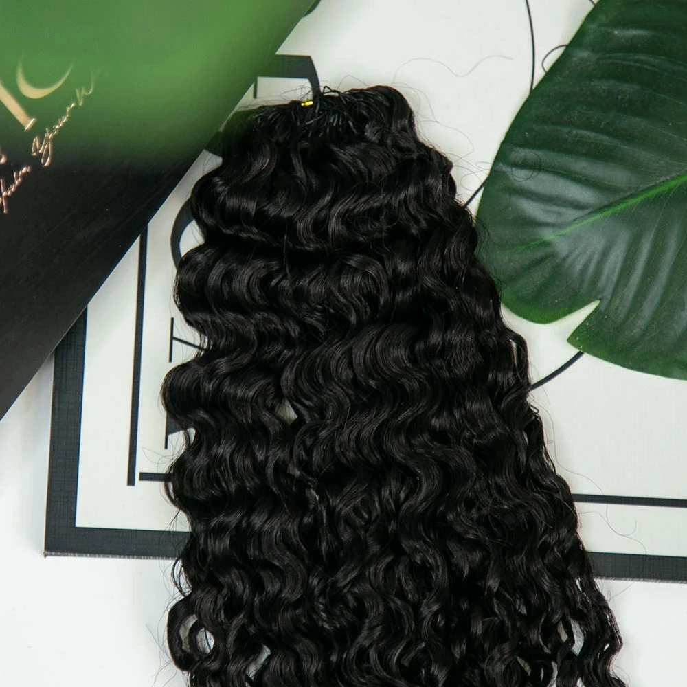 Water Curly Human Crochet Hair 9 Water Curly Human Crochet Hair - Image 7
