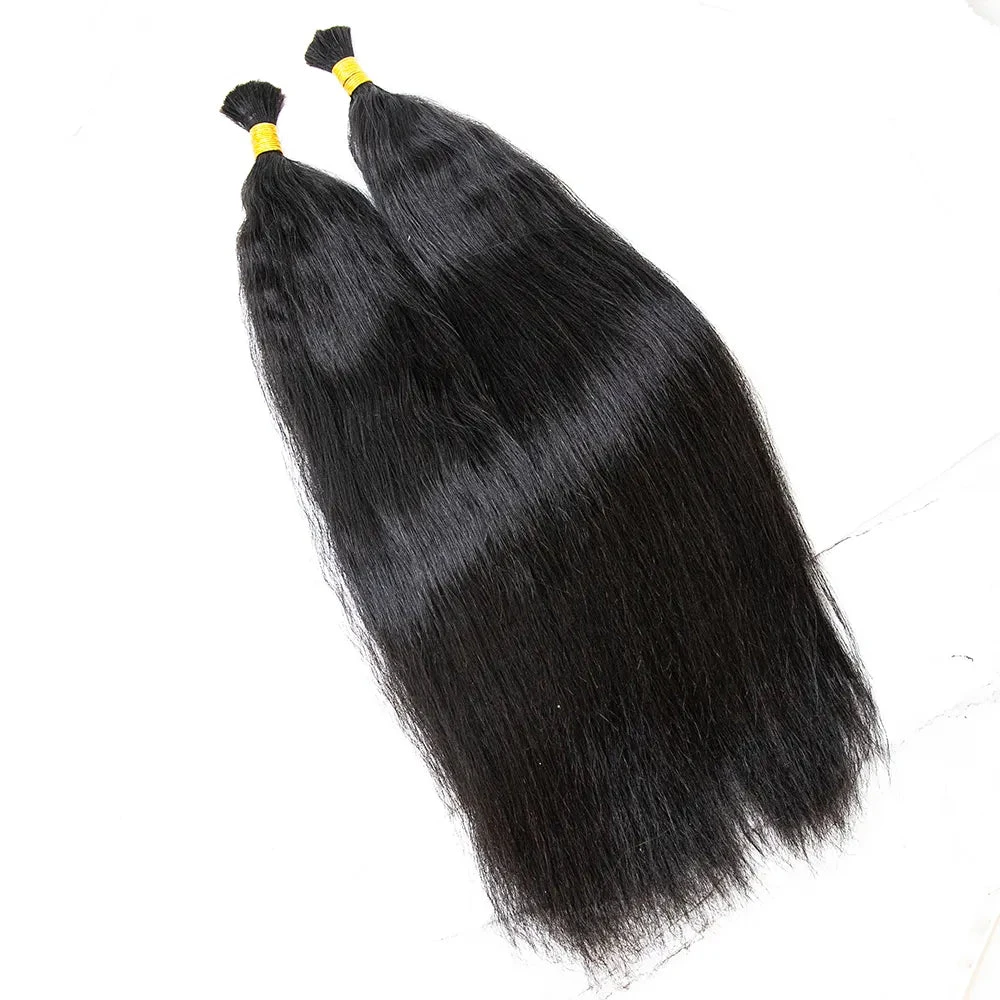 Double Drawn Burmese Wet And Wavy Human Braiding Hair 8 Double Drawn Burmese Wet And Wavy Human Braiding Hair - Image 6