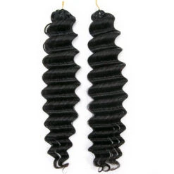 Human Crochet Hair Deep Wave -Hot Lingerie Hub Knotless Crochet Hair Extensions Human Hair Deep Wave