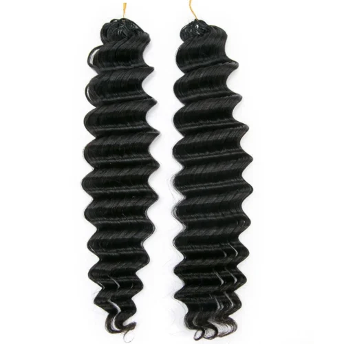 Human Crochet Hair Deep Wave -Hot Lingerie Hub Knotless Crochet Hair Extensions Human Hair Deep Wave