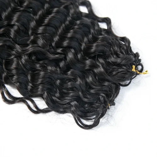 Human Crochet Hair Water Wave -Hot Lingerie Hub Knotless Crochet Hair Extensions Human Hair Water Wave
