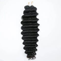 Human Crochet Hair Deep Wave