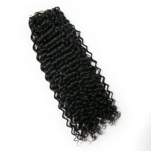 Human Crochet Hair Water Wave -Hot Lingerie Hub Knotless Pre Separated Crochet Hair Extensions Human Hair Water Wave