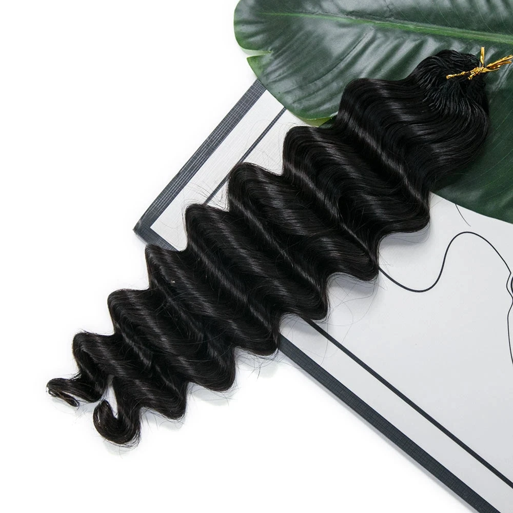 Loose Deep Wave Human Crochet Hair 3 Loose Deep Wave Human Crochet Hair