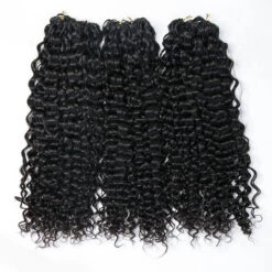 Human Crochet Hair Water Wave -Hot Lingerie Hub Knotless Pre Separated Water Wave Human Hair Crochet Hair Extensions