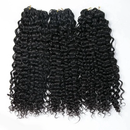 Human Crochet Hair Water Wave -Hot Lingerie Hub Knotless Pre Separated Water Wave Human Hair Crochet Hair Extensions