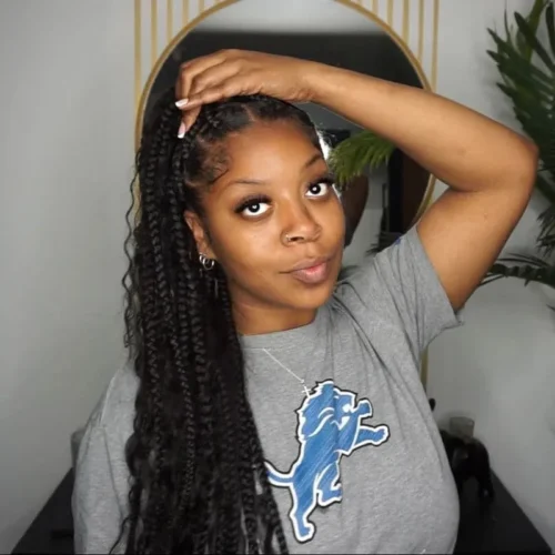 Water Wave Bulk Hair Extensions For Boho Knotless Braiding 31 Water Wave Bulk Hair Extensions For Boho Knotless Braiding -Hot Lingerie Hub LARGEBOHEMIANKNOTLESSBRAIDSWITHHUMANHAIR