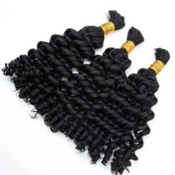 Loose Curly Bulk Hair Extensions For Braiding -Hot Lingerie Hub Loose Curl Bulk Hair Extensions