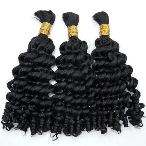 Loose Curly Bulk Hair Extensions For Braiding