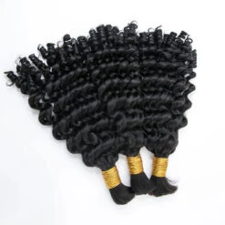 Loose Curly Bulk Hair Extensions For Braiding -Hot Lingerie Hub Loose Curl Bulk Hair Extensions for Braiding with Good Quality