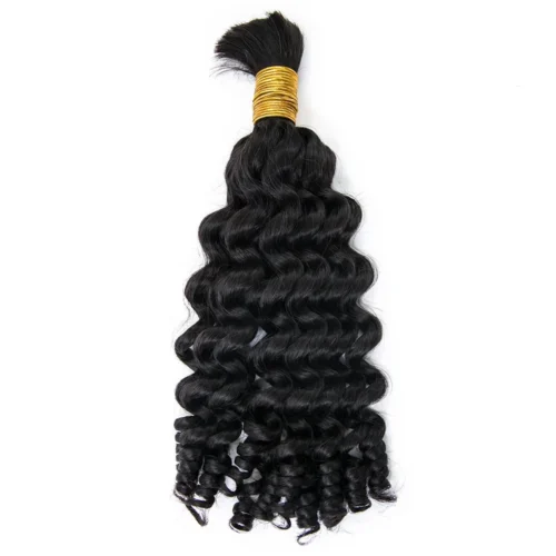 Loose Curly Bulk Hair Extensions For Braiding 22 Loose Curly Bulk Hair Extensions For Braiding -Hot Lingerie Hub Natural Color Loose Curl Bulk Hair for Braiding