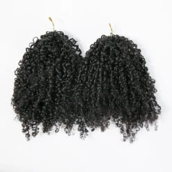 Multi-Textured Kinky Curly Crochet Hair Extensions Human Hair 33 Multi-Textured Kinky Curly Crochet Hair Extensions Human Hair -Hot Lingerie Hub Pre Separated Crochet Hair Extensions Human Hair Kinky Curly Knotless