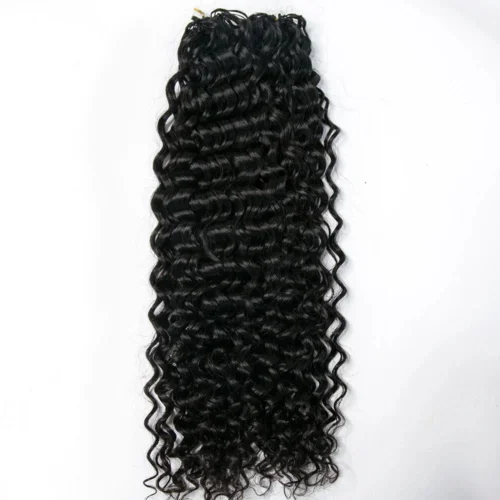 Human Crochet Hair Water Wave -Hot Lingerie Hub Pre Separated Crochet Hair Extensions Human Hair Water Wave