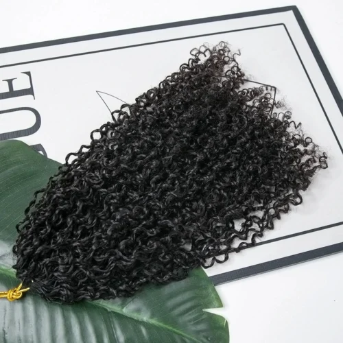 Human Crochet Hair Micro Yanky Twists -Hot Lingerie Hub Pre Separated Crochet Hair Extensions Micro Twists Human Hair Multi Textured