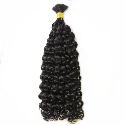 Double Drawn Burmese Spanish Curl Human Braiding Hair -Hot Lingerie Hub Spanish curly human braiding hair bulk