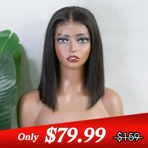 💥Flash Sale - Silky Straight Wear Go Pre Cut 9x5 HD Lace Human Hair Bob Wigs (Available To US Customers Only)