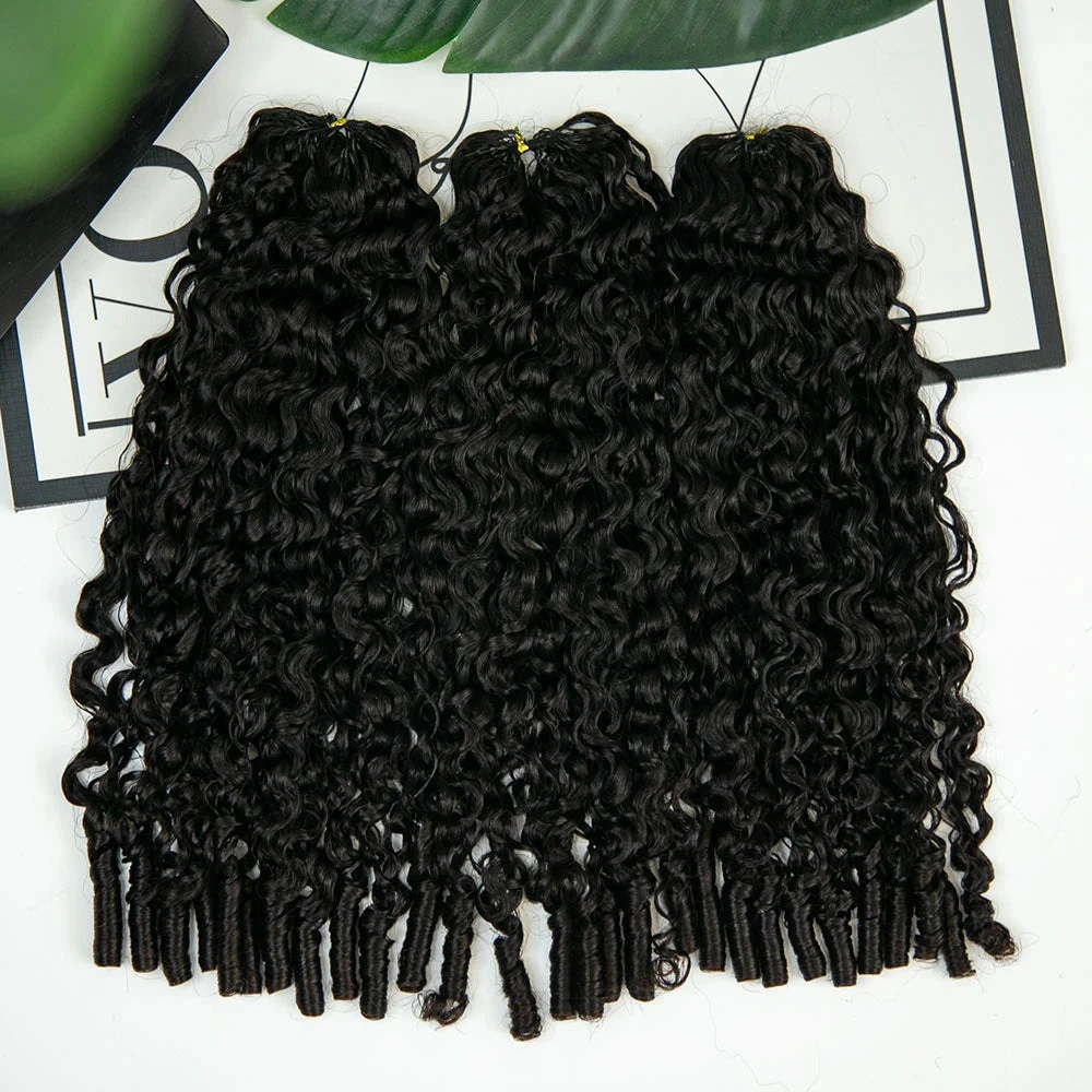Water Curly Human Crochet Hair 14 Water Curly Human Crochet Hair - Image 12