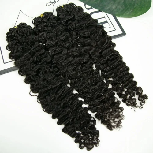 Water Deep Wave Human Crochet Hair