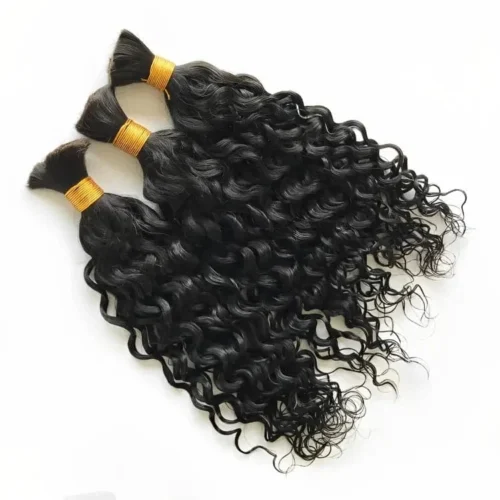 Water Wave Bulk Hair Extensions For Boho Knotless Braiding