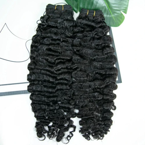 Water Deep Wave Weft Bundles Human Hair -Hot Lingerie Hub Wave Weft Bundles Water Deep Human Hair for Woman